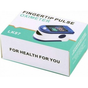 Oximeter Fingertip Pulse Lk87 Οξύμετρο Οθόνη Μπλε